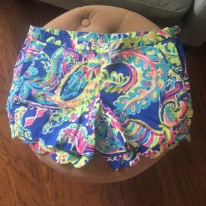 Lilly Pulitzer Scalloped Shorts